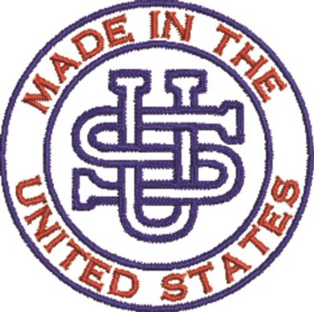 Picture of Made In United States Machine Embroidery Design