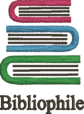 Bibliophile Machine Embroidery Design