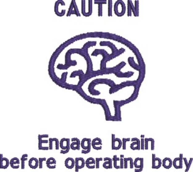 Picture of Engage Brain Machine Embroidery Design