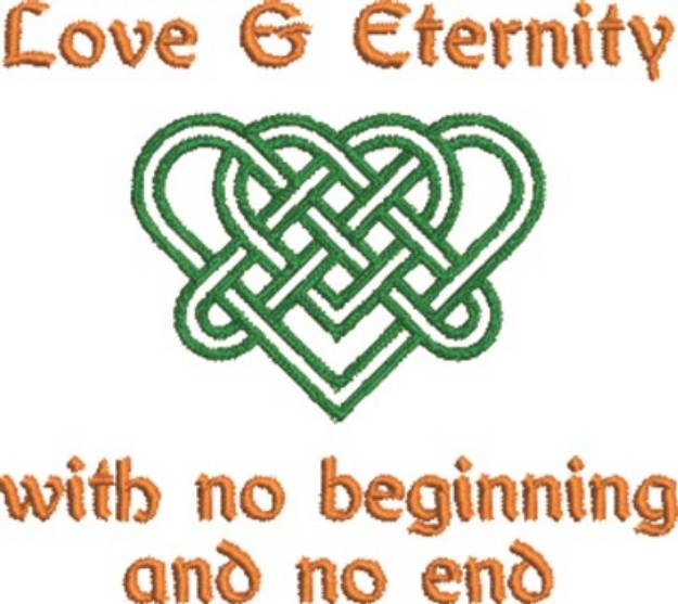 Picture of Love & Eternity Machine Embroidery Design