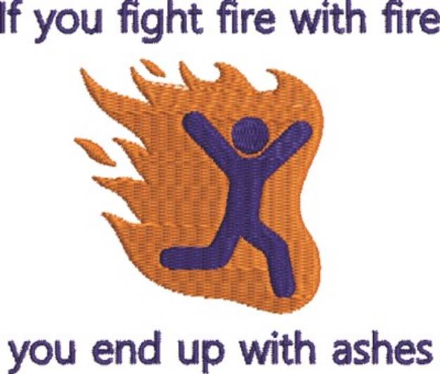 Picture of Fight Fire Machine Embroidery Design