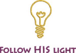 Picture of Follow His Light Machine Embroidery Design