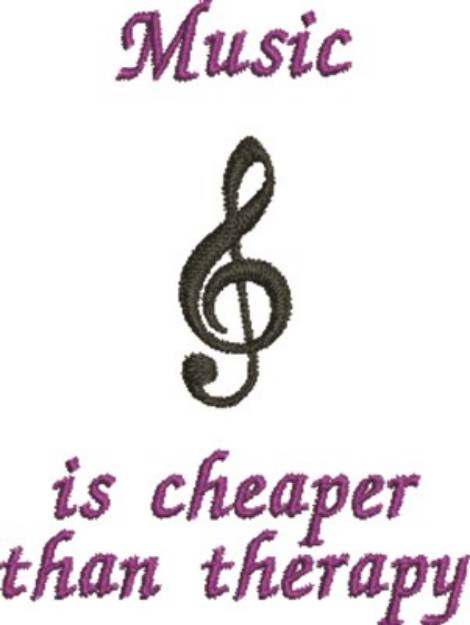 Picture of Music Therapy Machine Embroidery Design