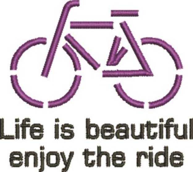 Picture of Enjoy The Ride Machine Embroidery Design