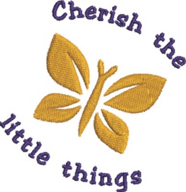 Picture of Little Things Butterfly Machine Embroidery Design