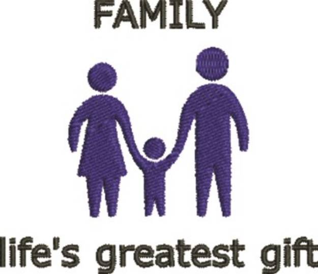 Picture of Family Gift Machine Embroidery Design