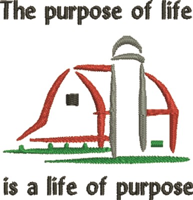 Purpose Of Life Machine Embroidery Design