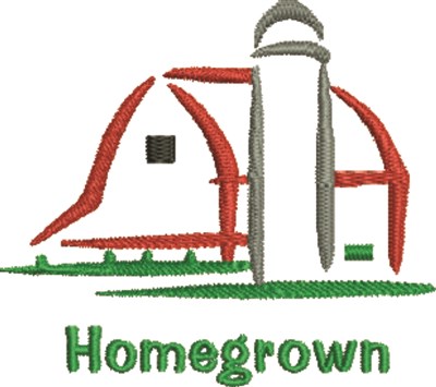 Homegrown Machine Embroidery Design