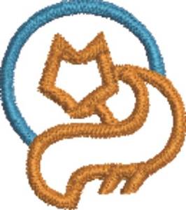 Picture of Moonlight Fox Machine Embroidery Design