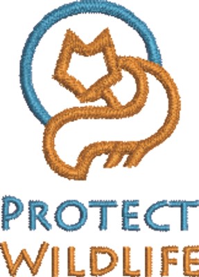 Protect Wildlife Machine Embroidery Design