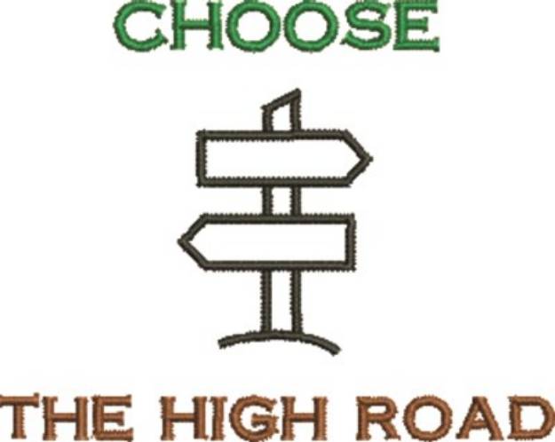 Picture of High Road Machine Embroidery Design