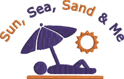 Sand & Me Machine Embroidery Design