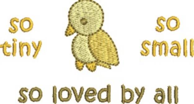 Picture of Loved By All Machine Embroidery Design