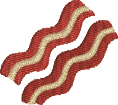 Bacon Machine Embroidery Design