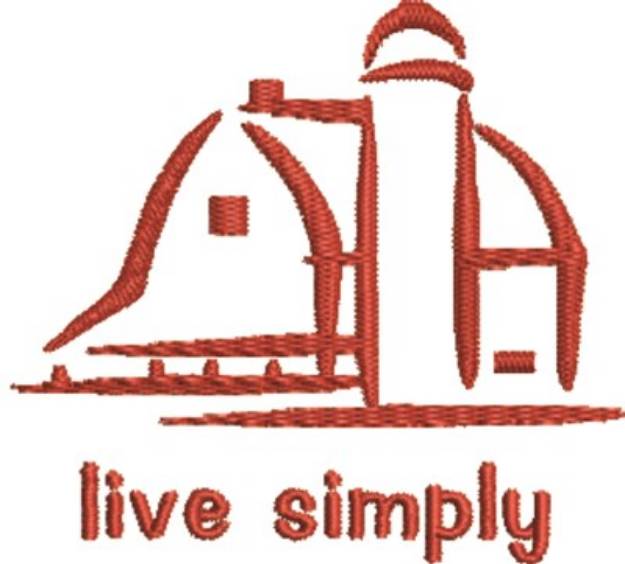 Picture of Farm Live Simply Machine Embroidery Design