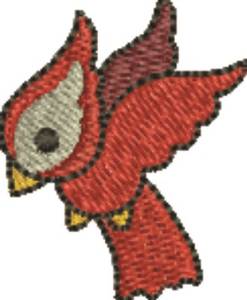Picture of Small Cardinal Machine Embroidery Design