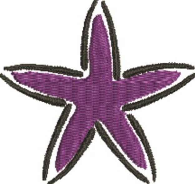 Picture of Starfish Machine Embroidery Design