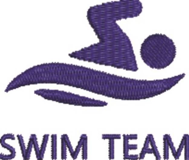 Picture of Swim Team Machine Embroidery Design