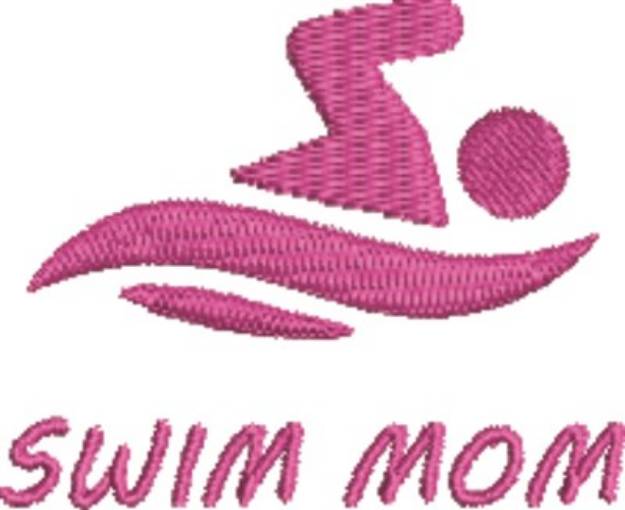 Picture of Swim Mom Machine Embroidery Design