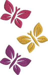 Picture of Butterfly Border Machine Embroidery Design
