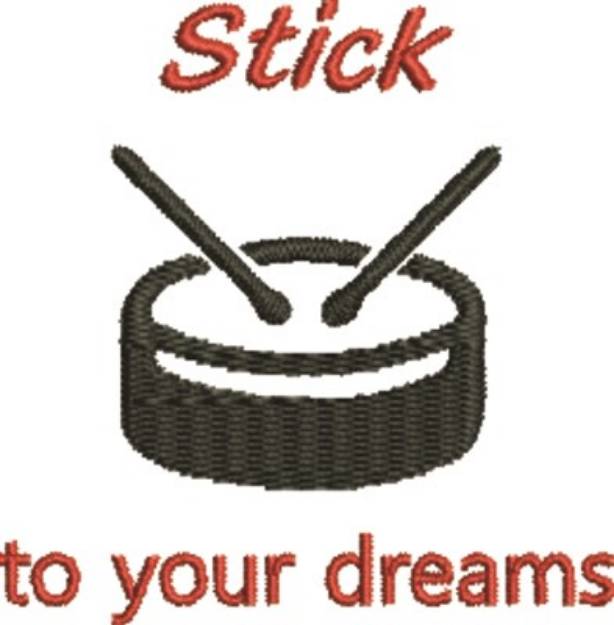 Picture of Drummer Dreams Machine Embroidery Design