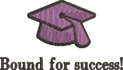 Graduation Success Machine Embroidery Design