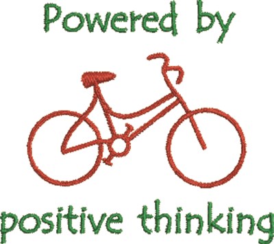 Positive Thinking Machine Embroidery Design