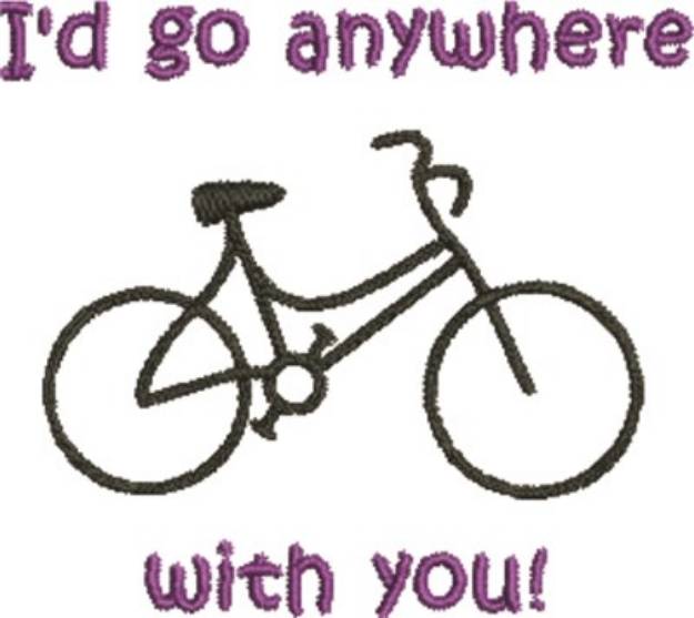 Picture of Go Anywhere With You Machine Embroidery Design