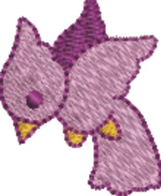 Picture of Purple Bird Machine Embroidery Design