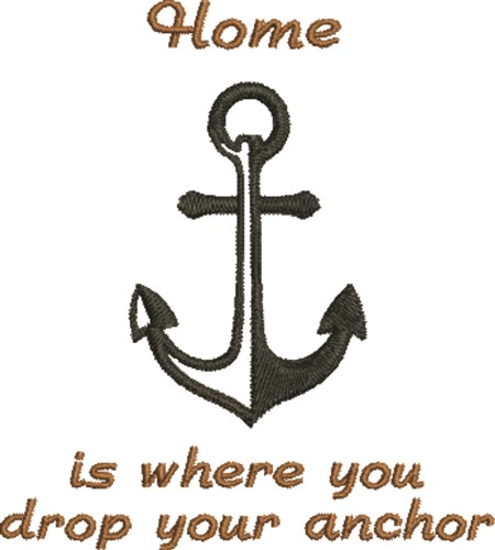 Drop Your Anchor Machine Embroidery Design
