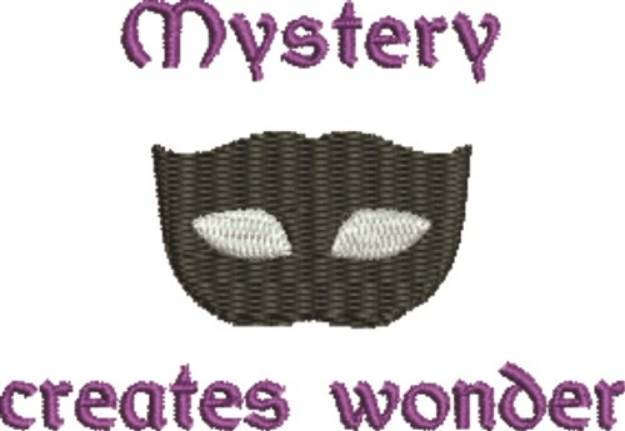 Picture of Mystery Creates Wonder Machine Embroidery Design