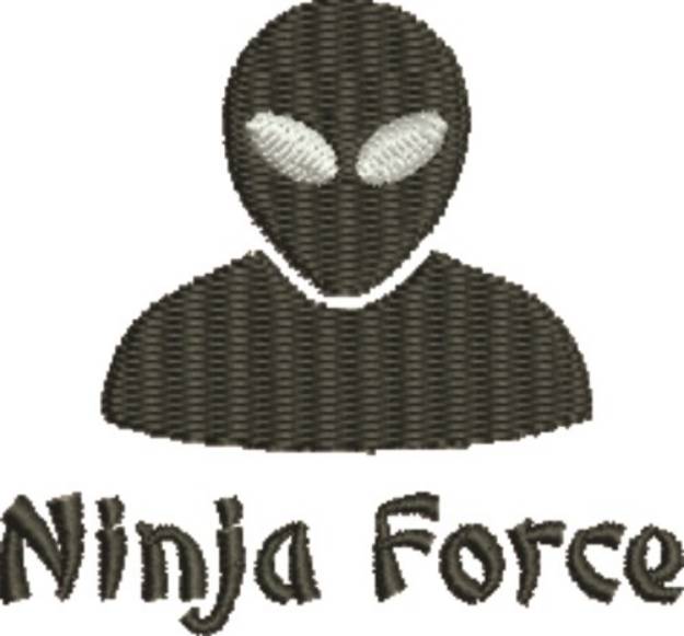 Picture of Ninja Force Machine Embroidery Design