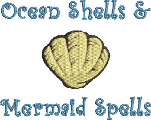 Ocean Shells Machine Embroidery Design