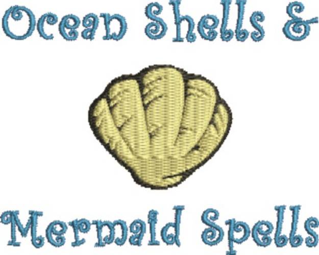 Picture of Ocean Shells Machine Embroidery Design