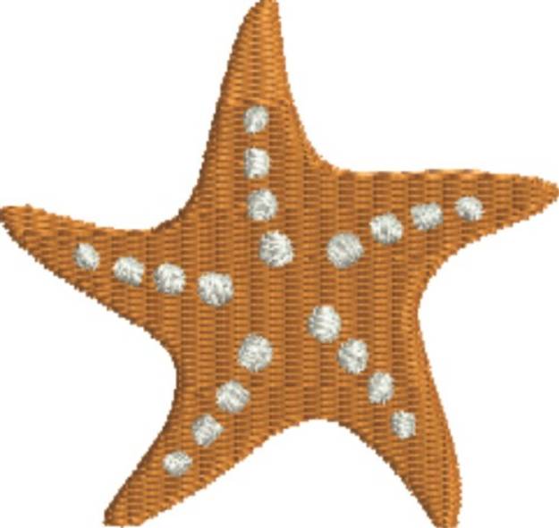 Picture of Starfish Machine Embroidery Design