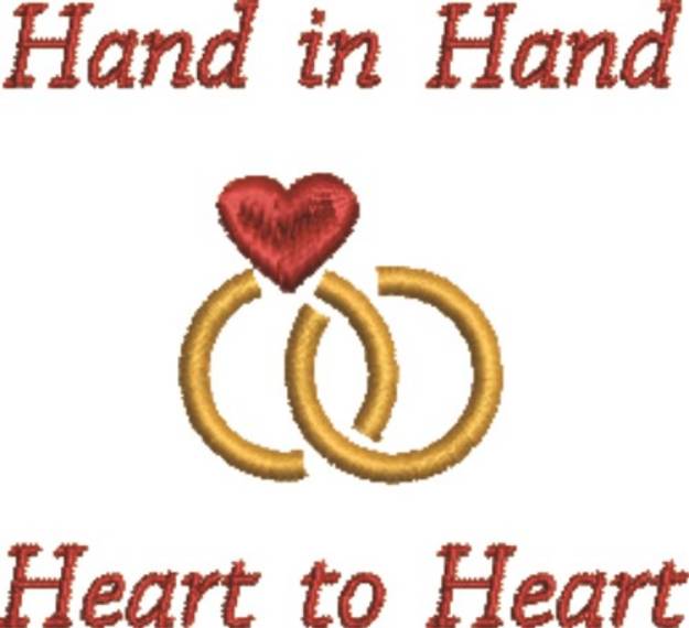 Picture of Hand In Hand Machine Embroidery Design