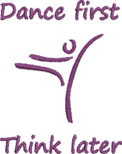 Picture of Dance First Machine Embroidery Design