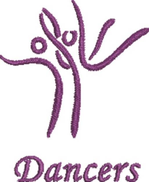 Picture of Dancers Machine Embroidery Design