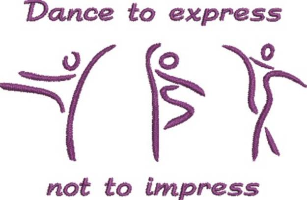 Picture of Dance To Express Machine Embroidery Design