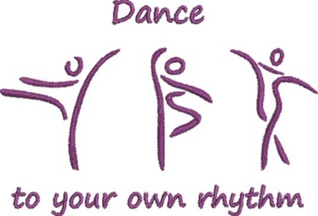 Picture of Dance Rhythm Machine Embroidery Design