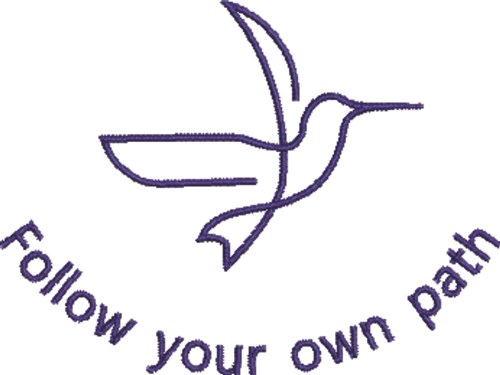Follow Your Path Machine Embroidery Design