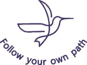 Picture of Follow Your Path Machine Embroidery Design