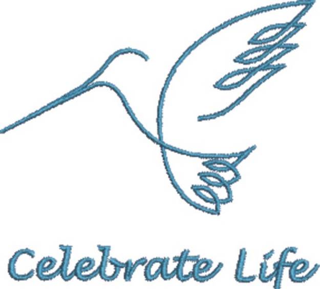 Picture of Celebrate Life Machine Embroidery Design