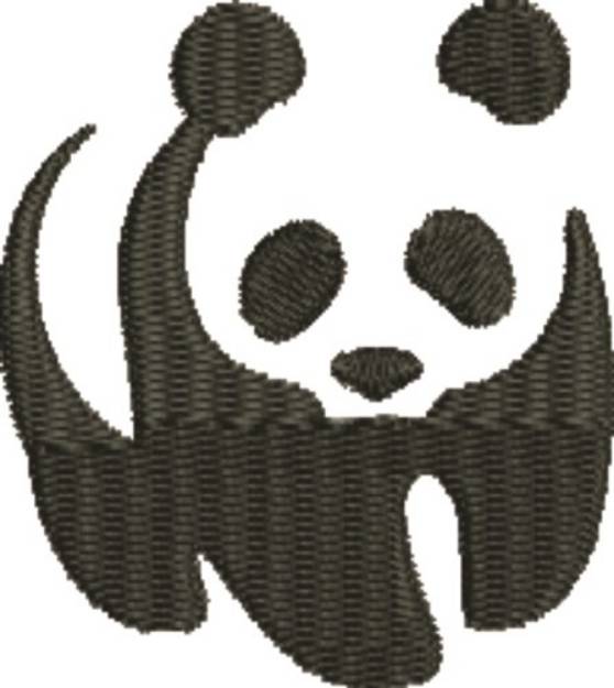 Picture of Panda Machine Embroidery Design