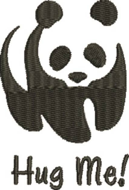 Picture of Hug Me Panda Machine Embroidery Design
