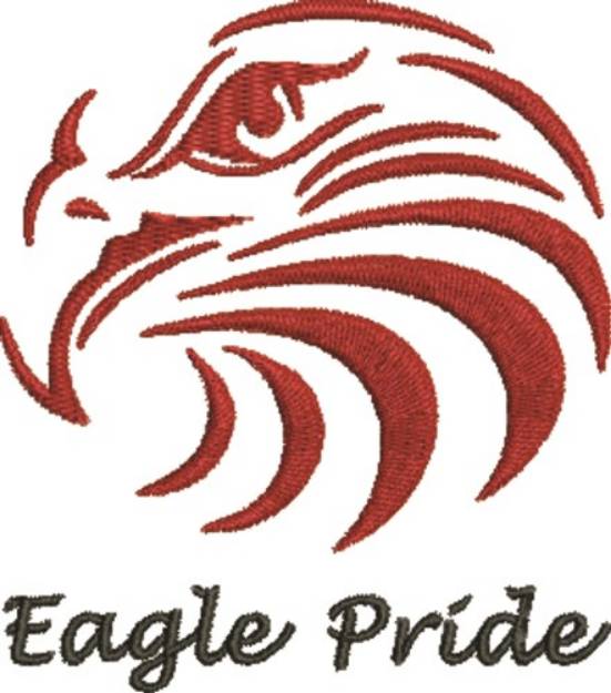Picture of Eagle Pride Machine Embroidery Design