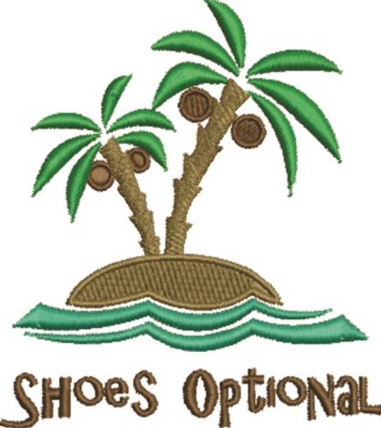 Picture of Shoes Optional Machine Embroidery Design