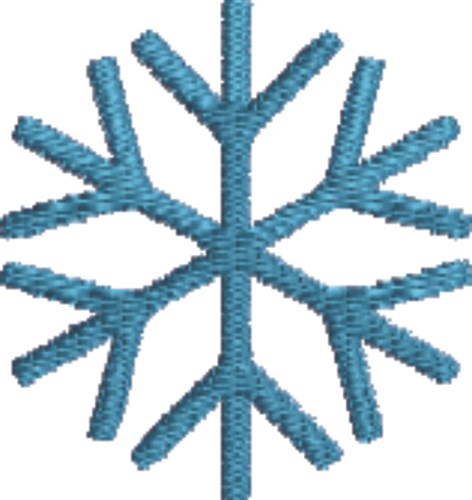 Big Snowflake Machine Embroidery Design