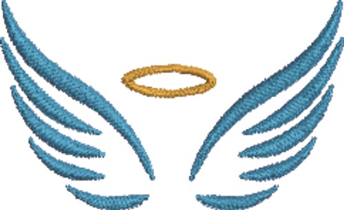 Angel Wings Machine Embroidery Design