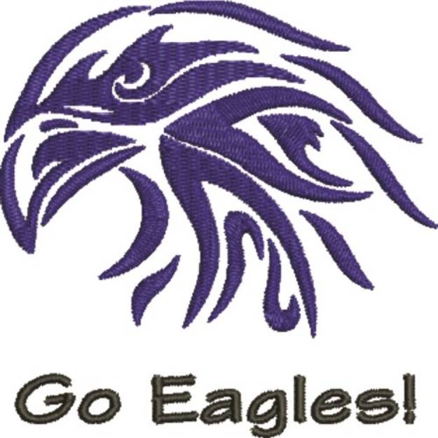 Picture of Eagle Mascot Machine Embroidery Design